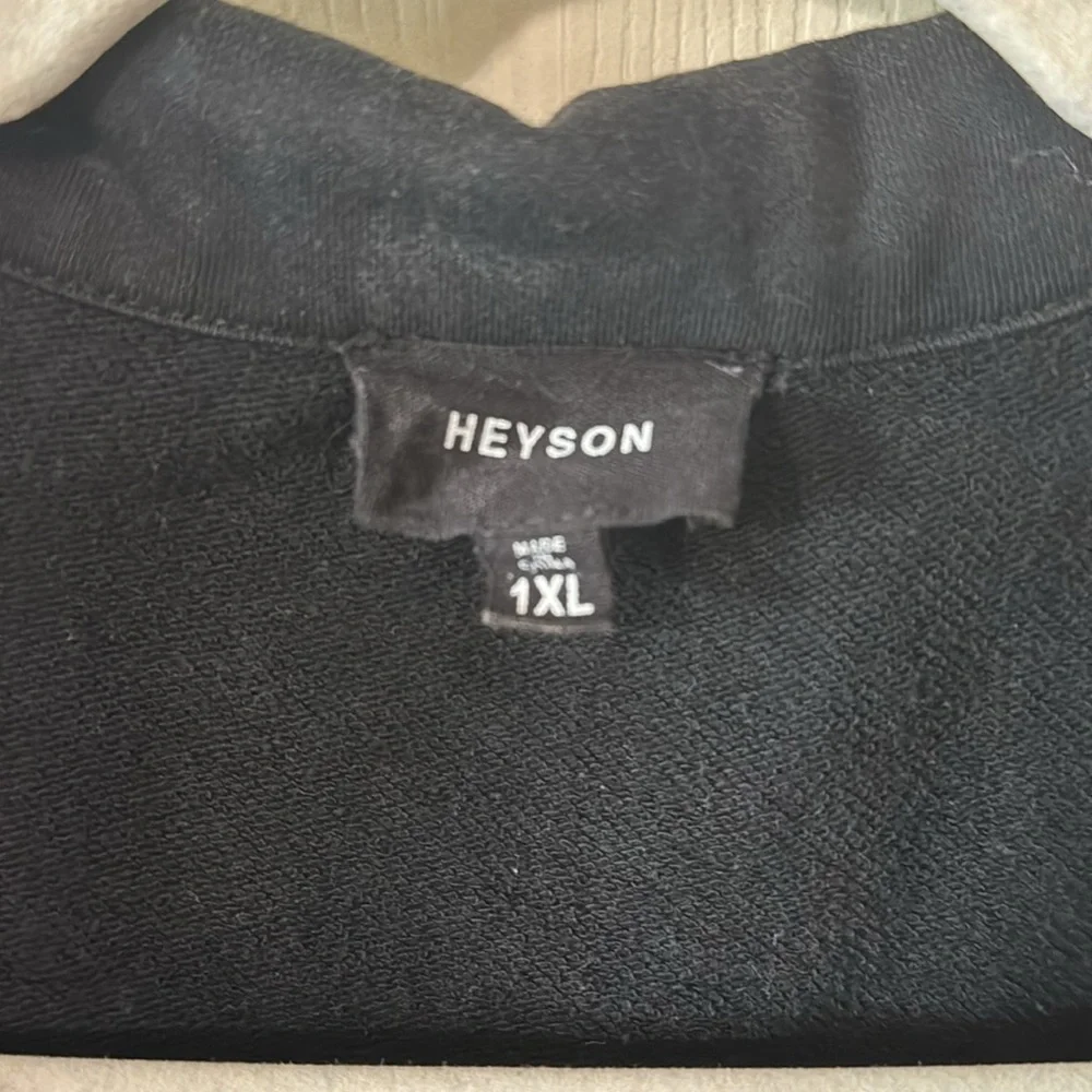 Heyson Mixed Weave Collared Sweatshirt - Picture 5 of 7